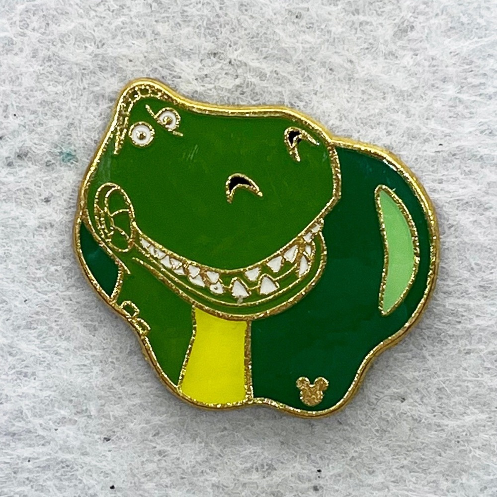 🔮 5/$25 Disney Color Palette Toy Story Rex Dark Green Paint Pin